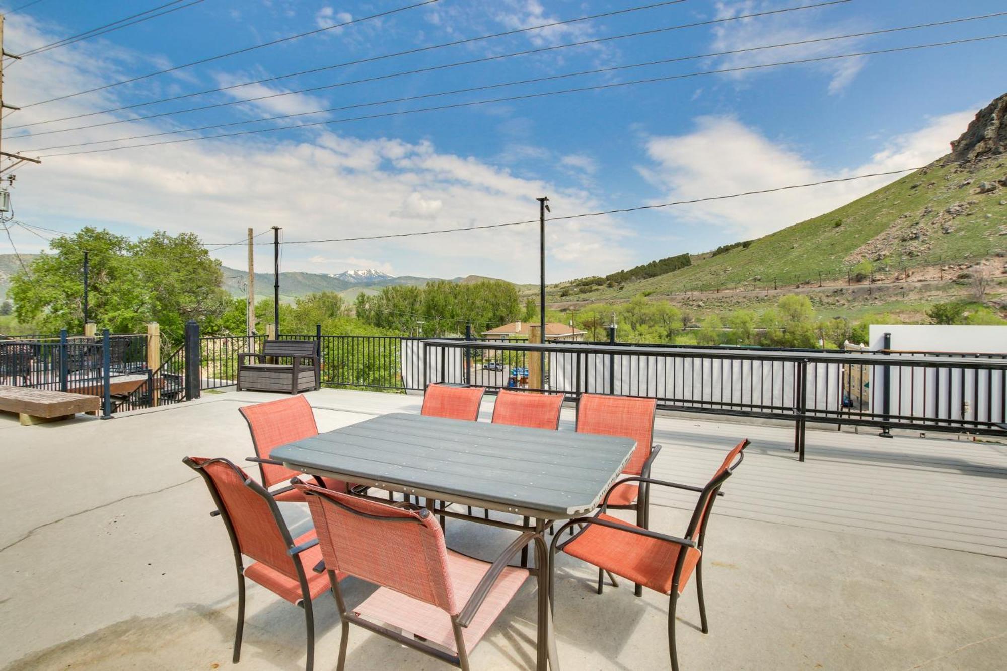 Lava Hot Springs Studio With Deck Walk To Hot Pools Εξωτερικό φωτογραφία
